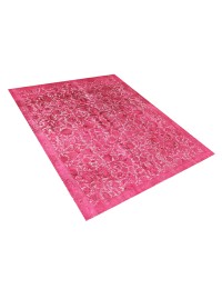 Rosa persia Persisk vintage teppe 280 x 227 cm - view 4