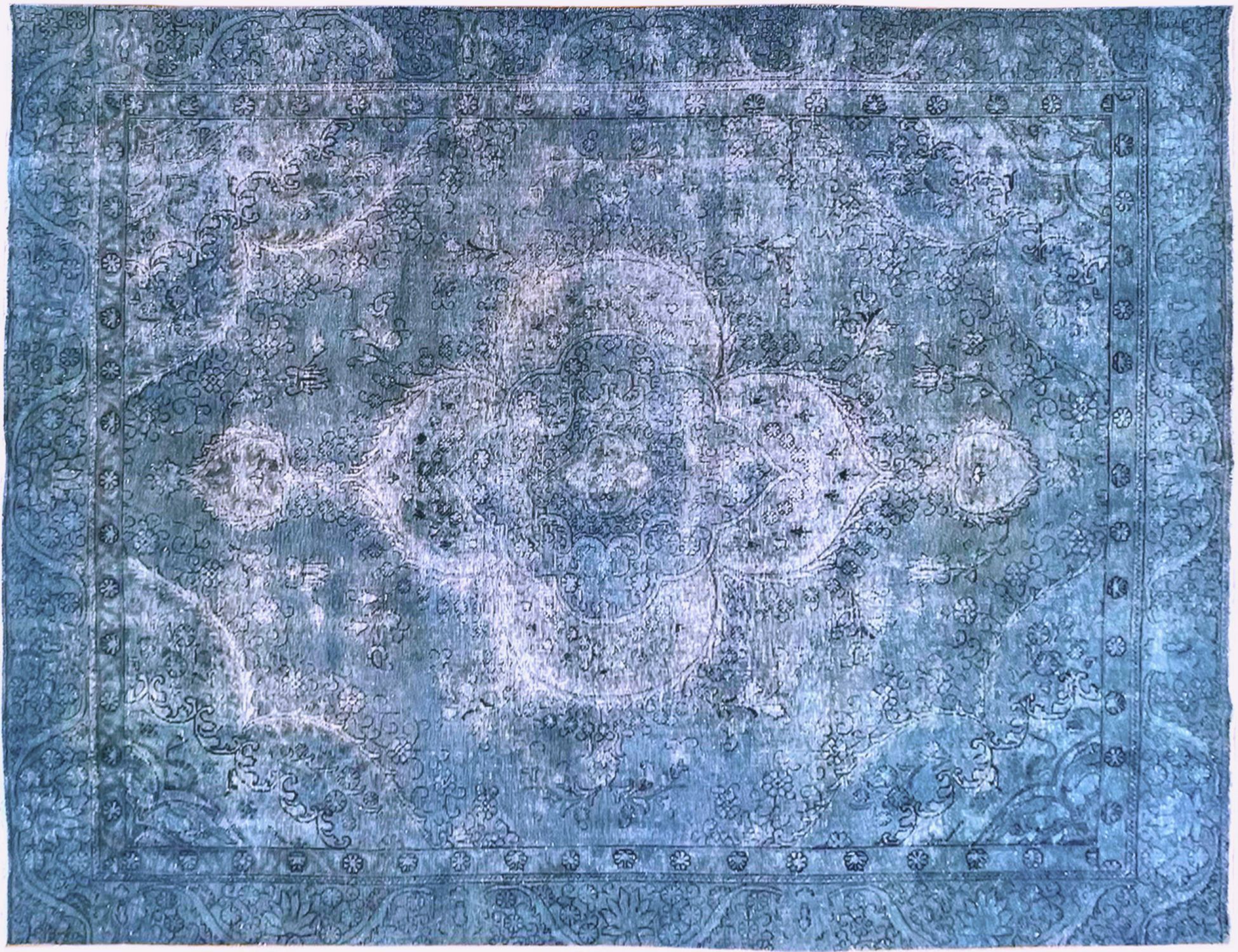 Tappeto Vintage  blu <br/>372 x 271 cm
