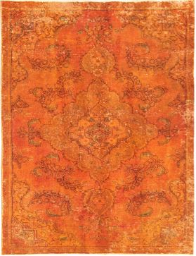 Tappeto vintage persiano 258 x 141 arancione