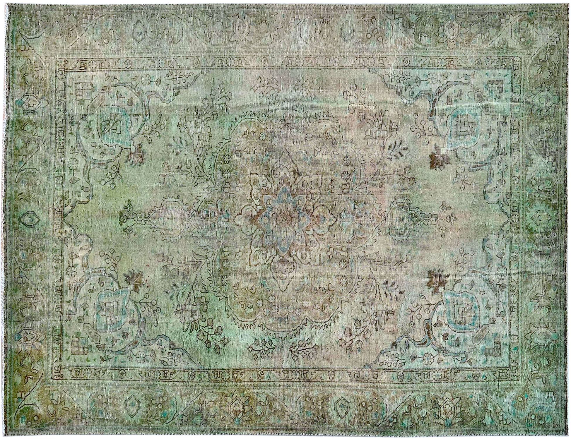 Tapis Persan vintage  vert <br/>287 x 185 cm