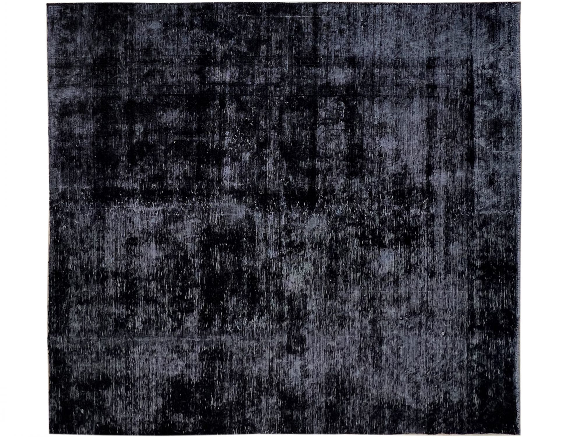 Persischer Vintage Teppich  schwarz <br/>180 x 168 cm