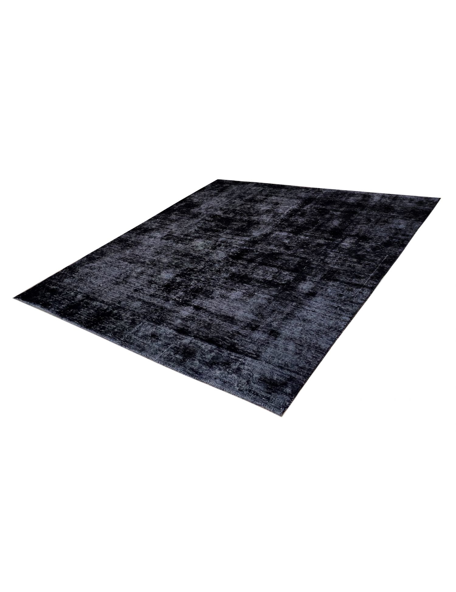Persischer Vintage Teppich  schwarz <br/>180 x 168 cm