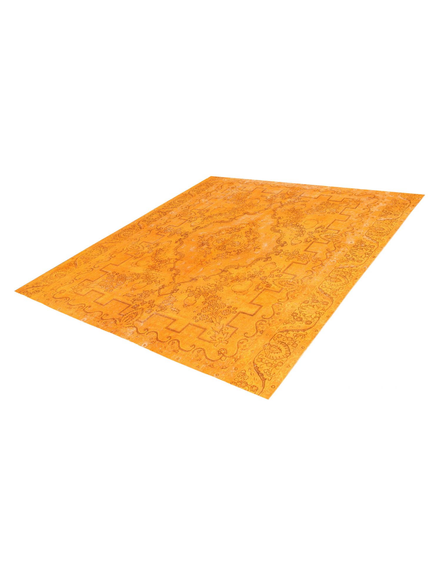 Persischer Vintage Teppich  gelb <br/>280 x 280 cm