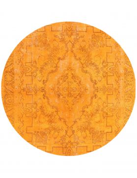 Alfombra persa vintage 280 x 280 naranja