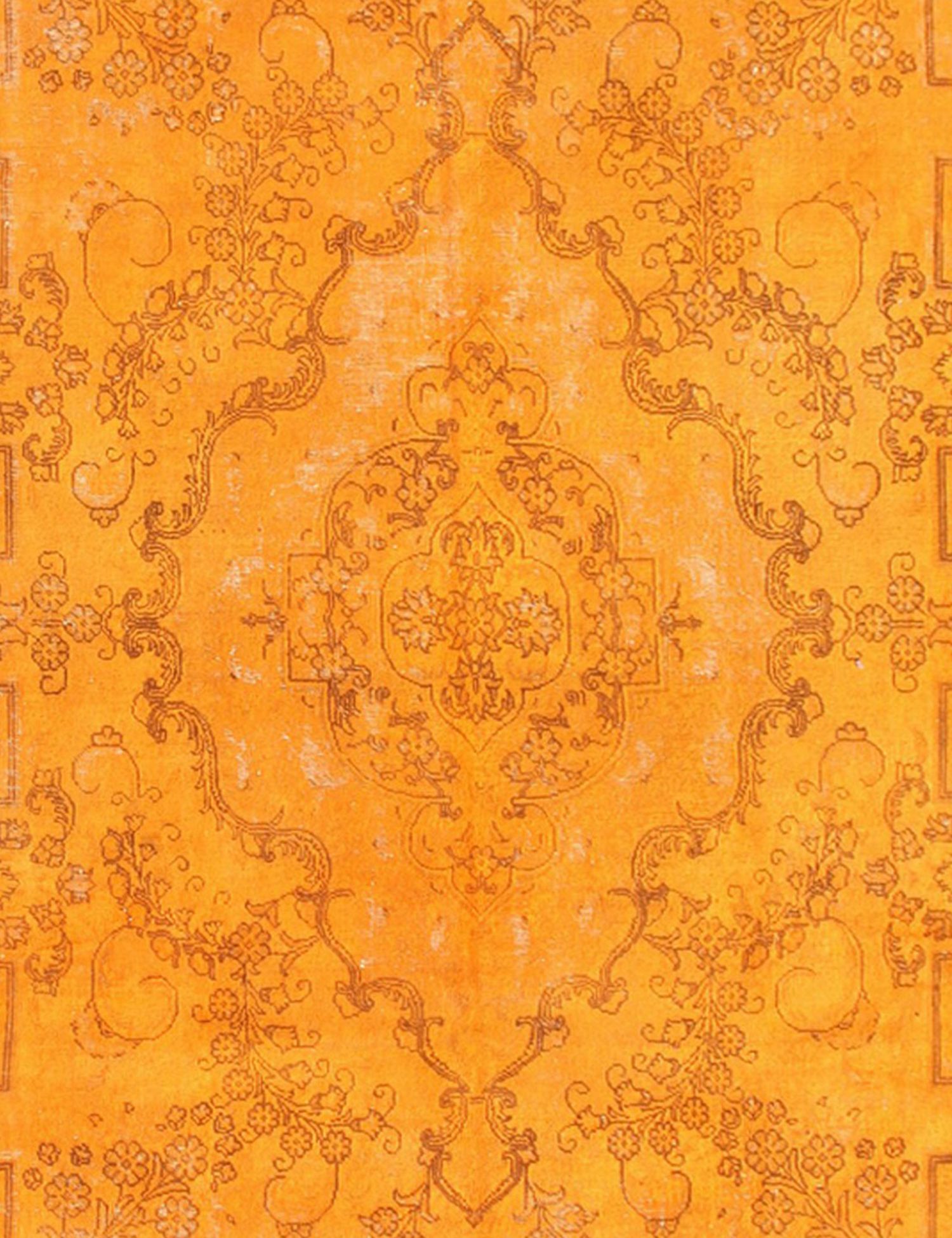 Persischer Vintage Teppich  orange <br/>280 x 280 cm
