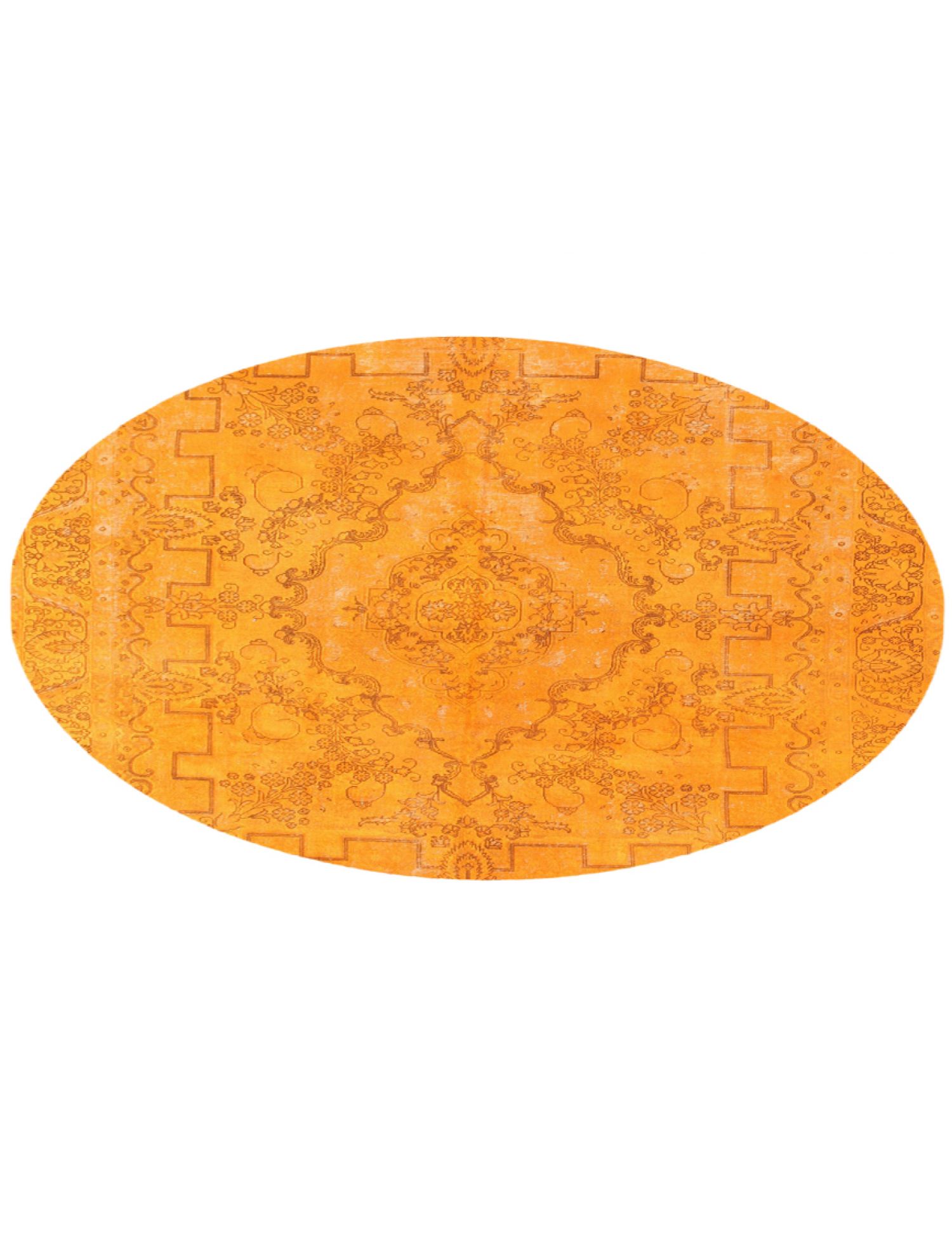 Persischer Vintage Teppich  gelb <br/>280 x 280 cm