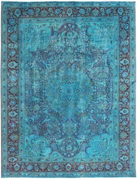 Retro Rug  turkoise  <br/>336 x 246 cm