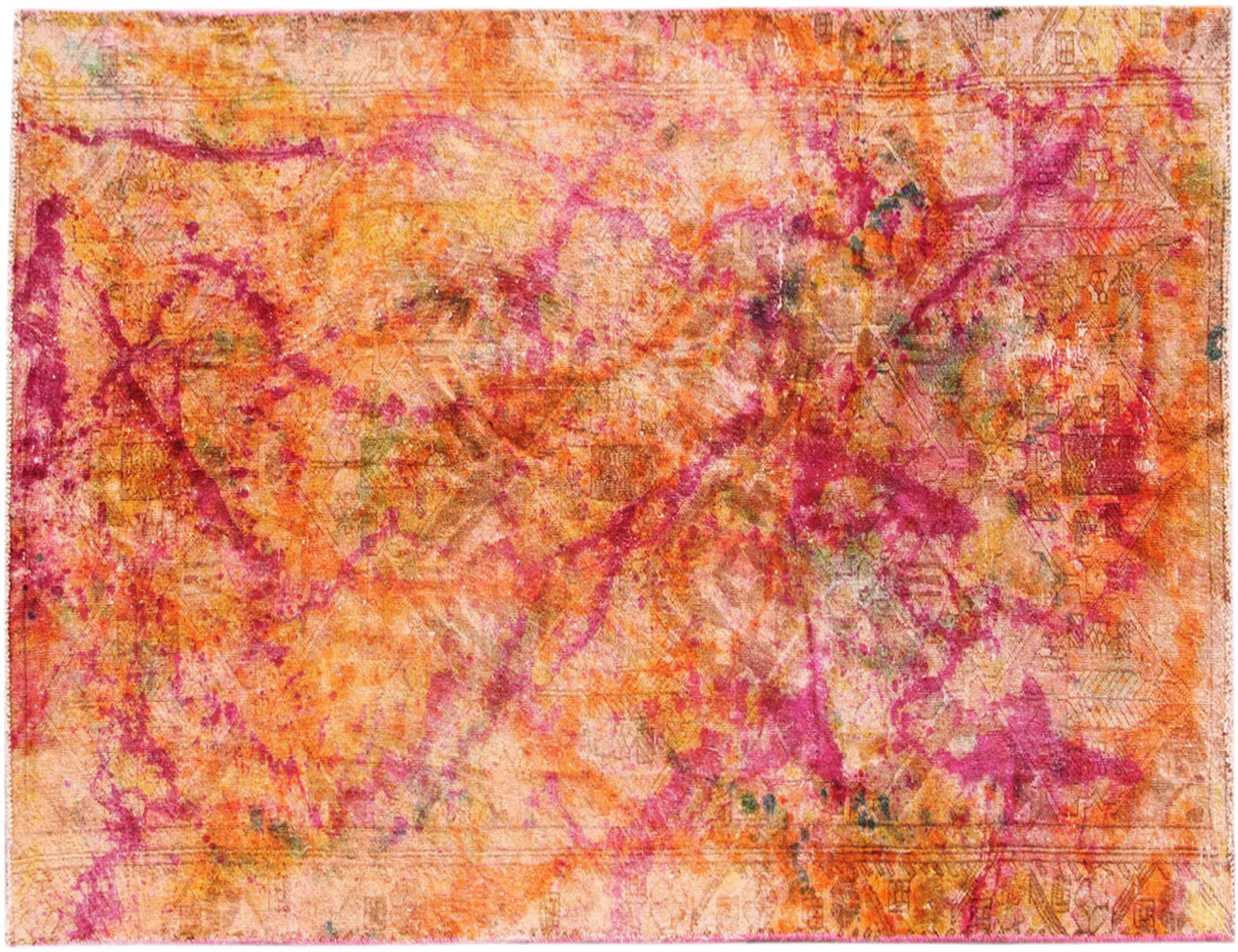 Persischer Vintage Teppich  mehrfarbig <br/>260 x 140 cm