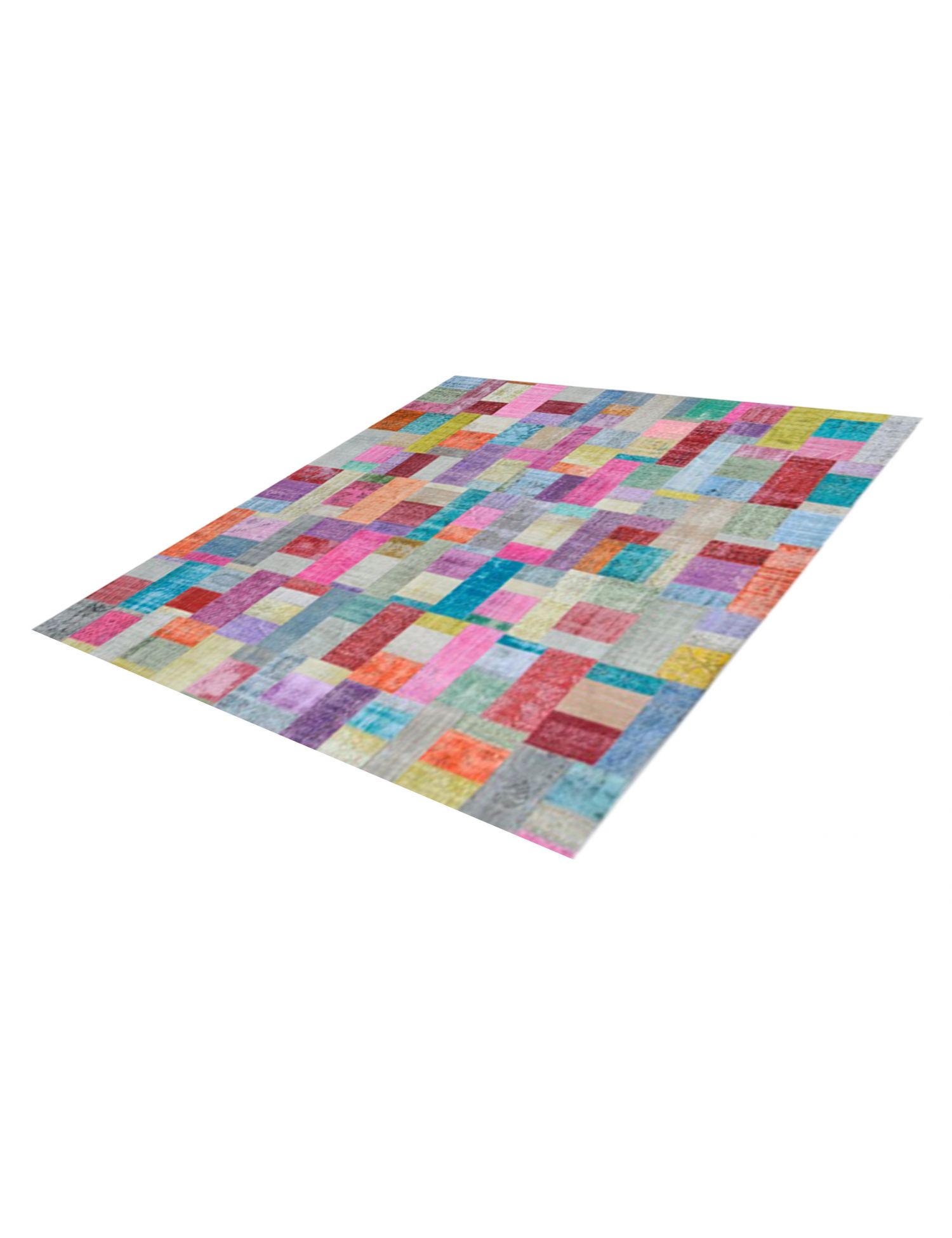 Patchwork Teppich  mehrfarbig <br/>408 x 408 cm