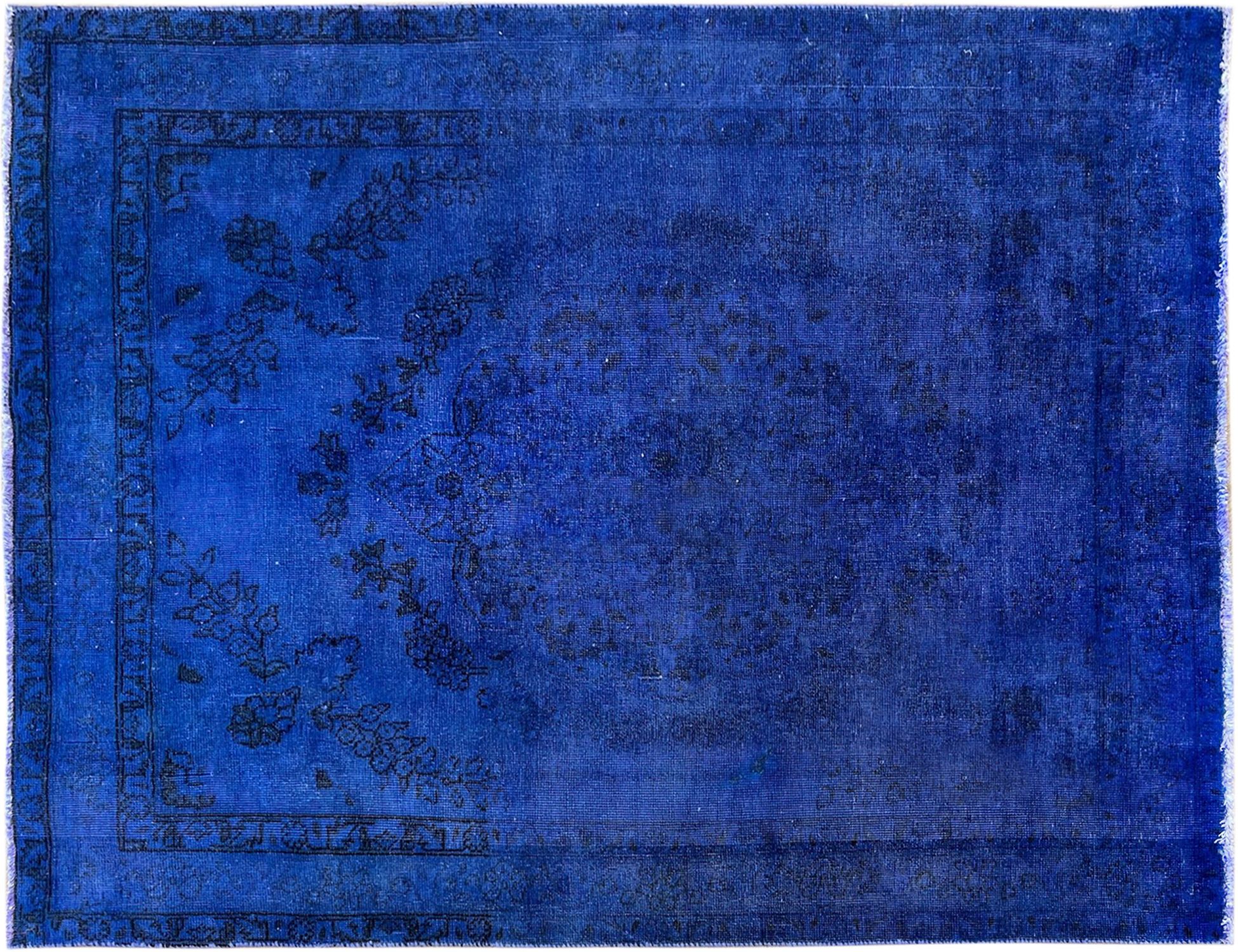 Tapis Persan vintage  bleu <br/>188 x 142 cm