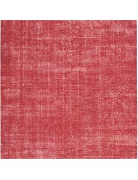 Quadrat Vintage Teppich  rot <br/>217 x 217 cm