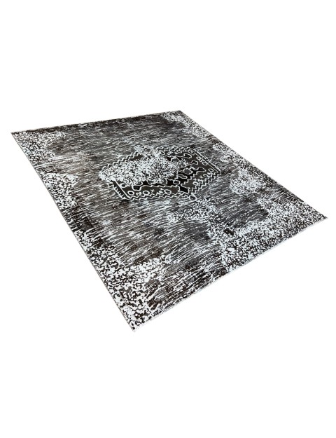 Zwarte  Perzië Vintage Tapijt  220 x 167 cm