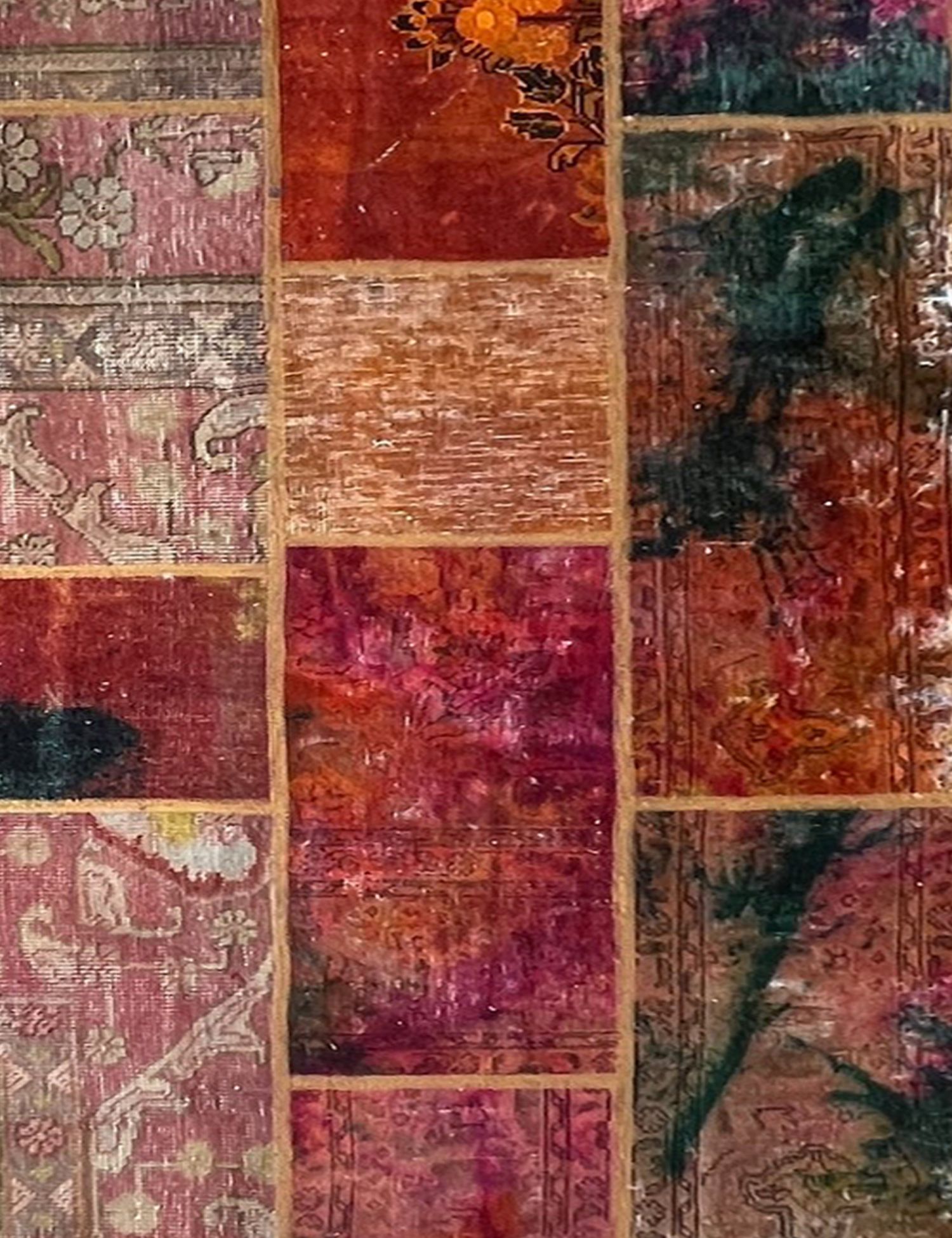 Tappeto Patchwork  marrone <br/>271 x 157 cm