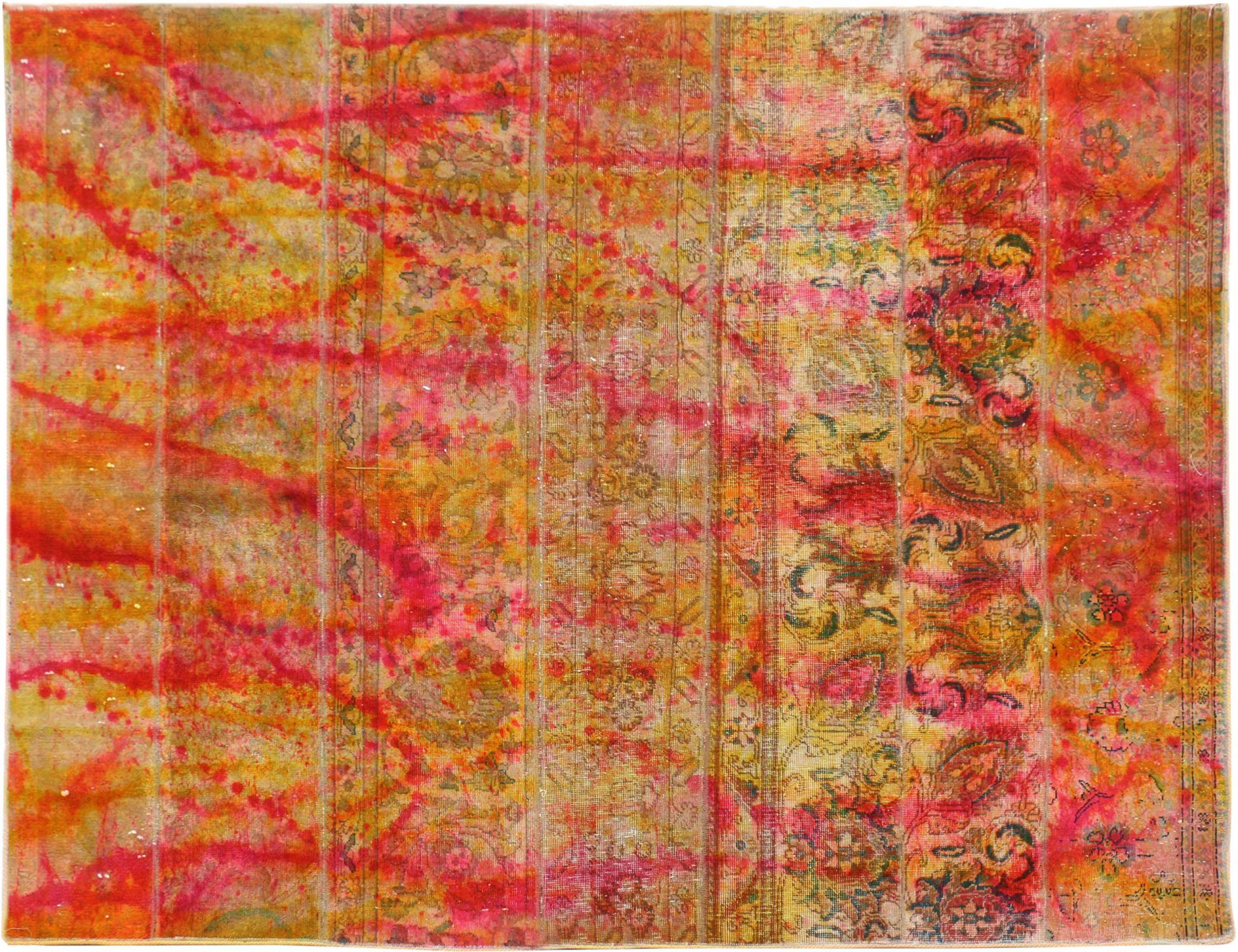 Tappeto Patchwork  arancia <br/>230 x 170 cm
