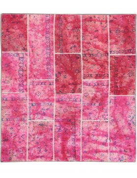 Tapis Patchwork 253 x 172 rouge