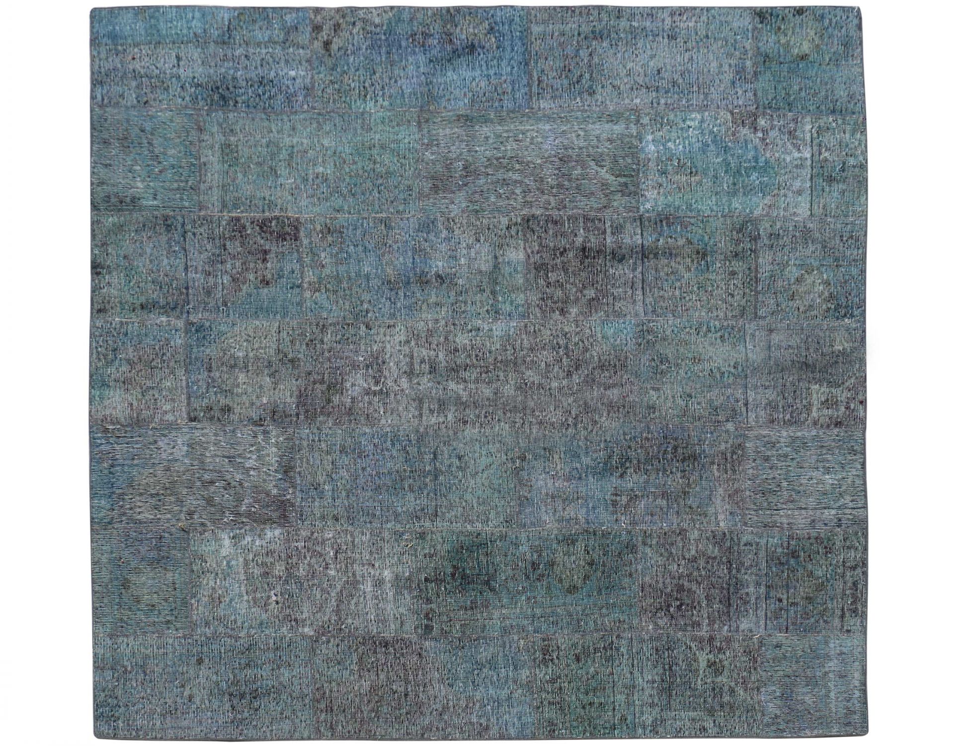 Tappeto Patchwork  blu <br/>243 x 243 cm