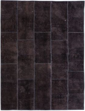 Vintage Teppich 247 x 177 schwarz