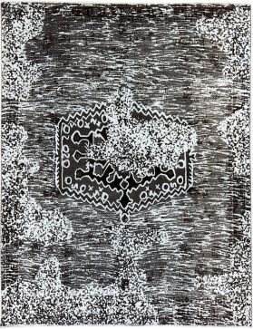 Vintage Carpet  black <br/>220 x 167 cm