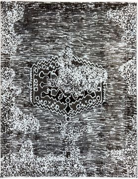 Tapis Patchwork 220 x 167 noir