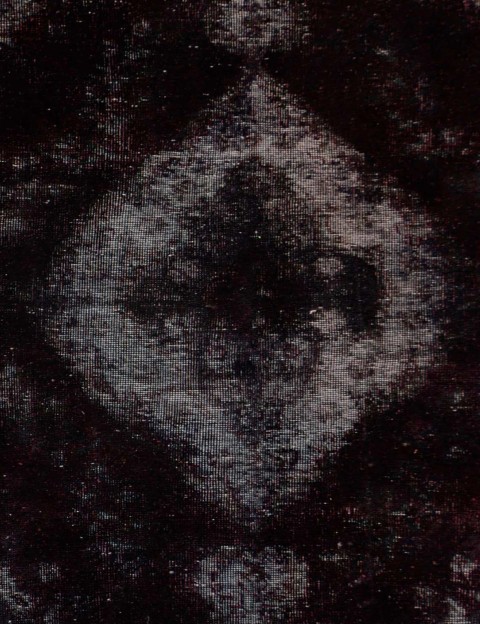 Schwarz Persien Vintage Teppich  232 x 134 cm