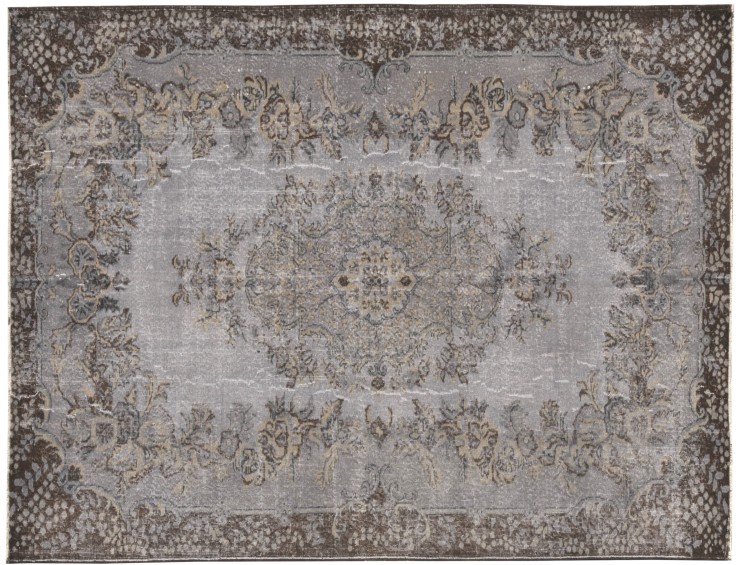 Grau Türkei Vintage Teppich  300 x 193 cm