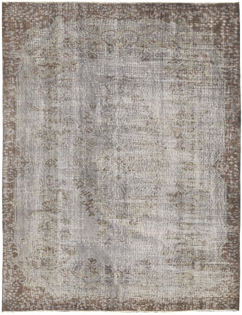 Grau Türkei Vintage Teppich 275 x 175 cm
