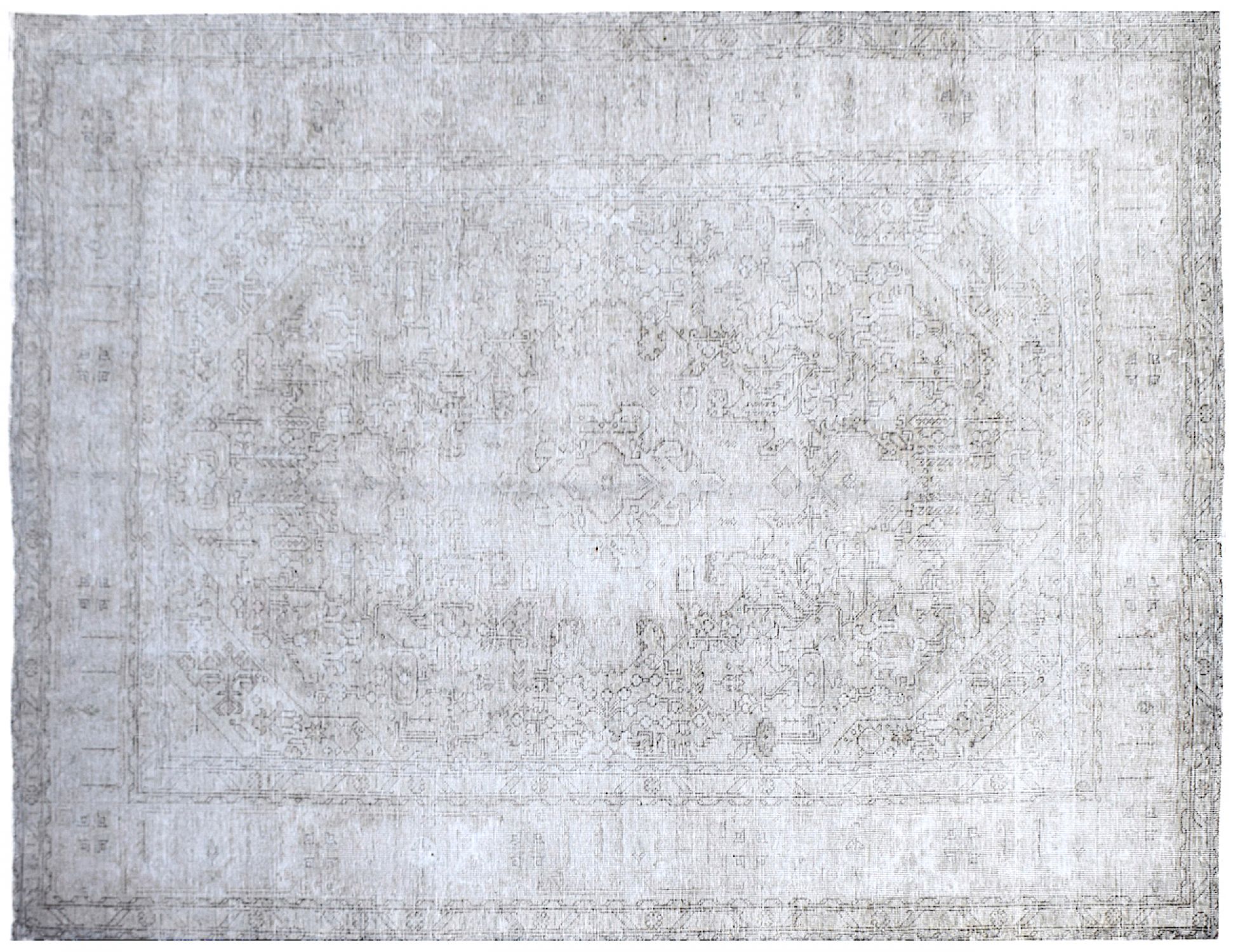 Tappeto Vintage  grigo <br/>282 x 199 cm