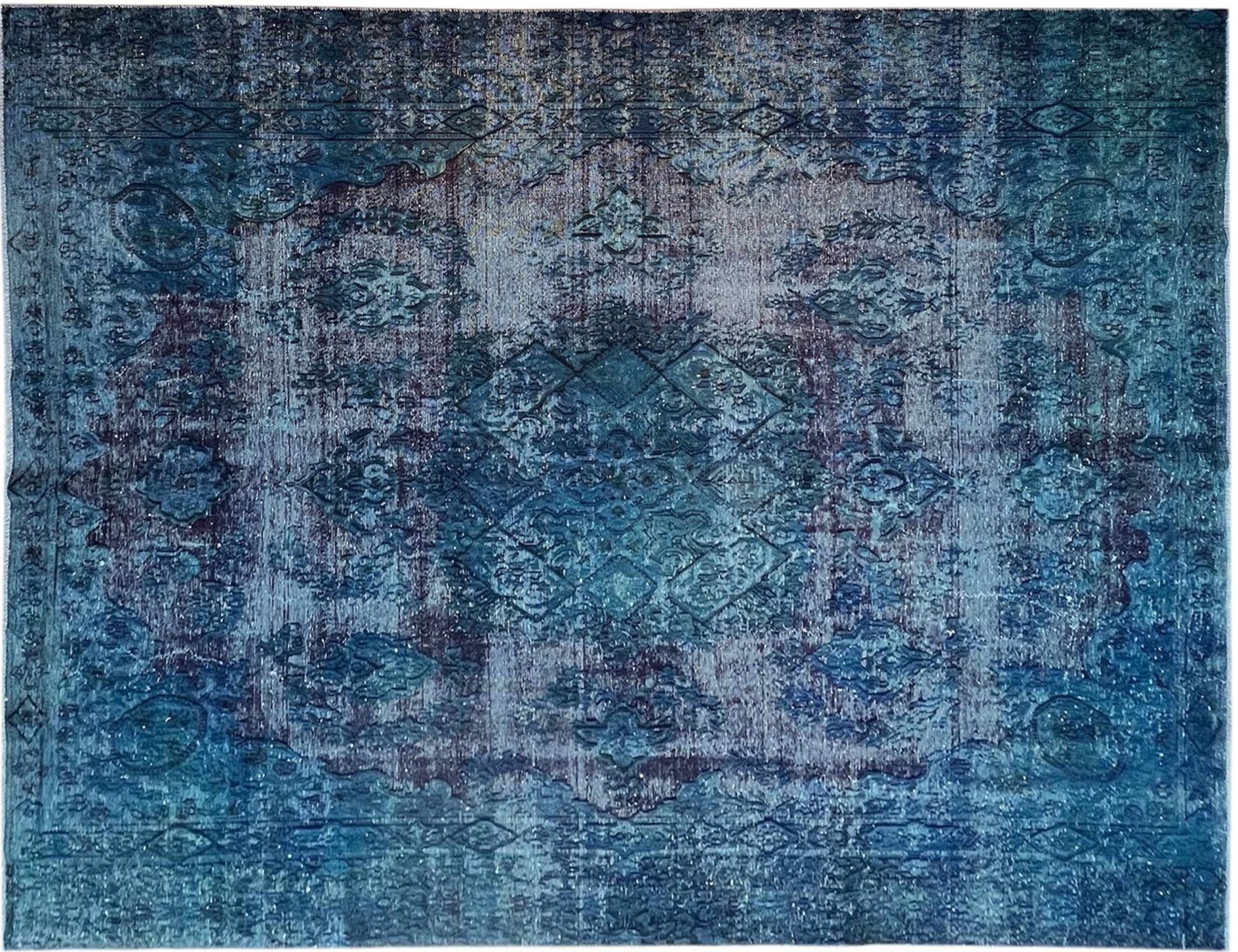 Tapis Persan vintage  bleu <br/>317 x 267 cm