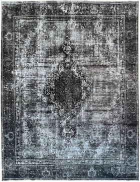 Persischer Vintage Teppich 364 x 282 schwarz