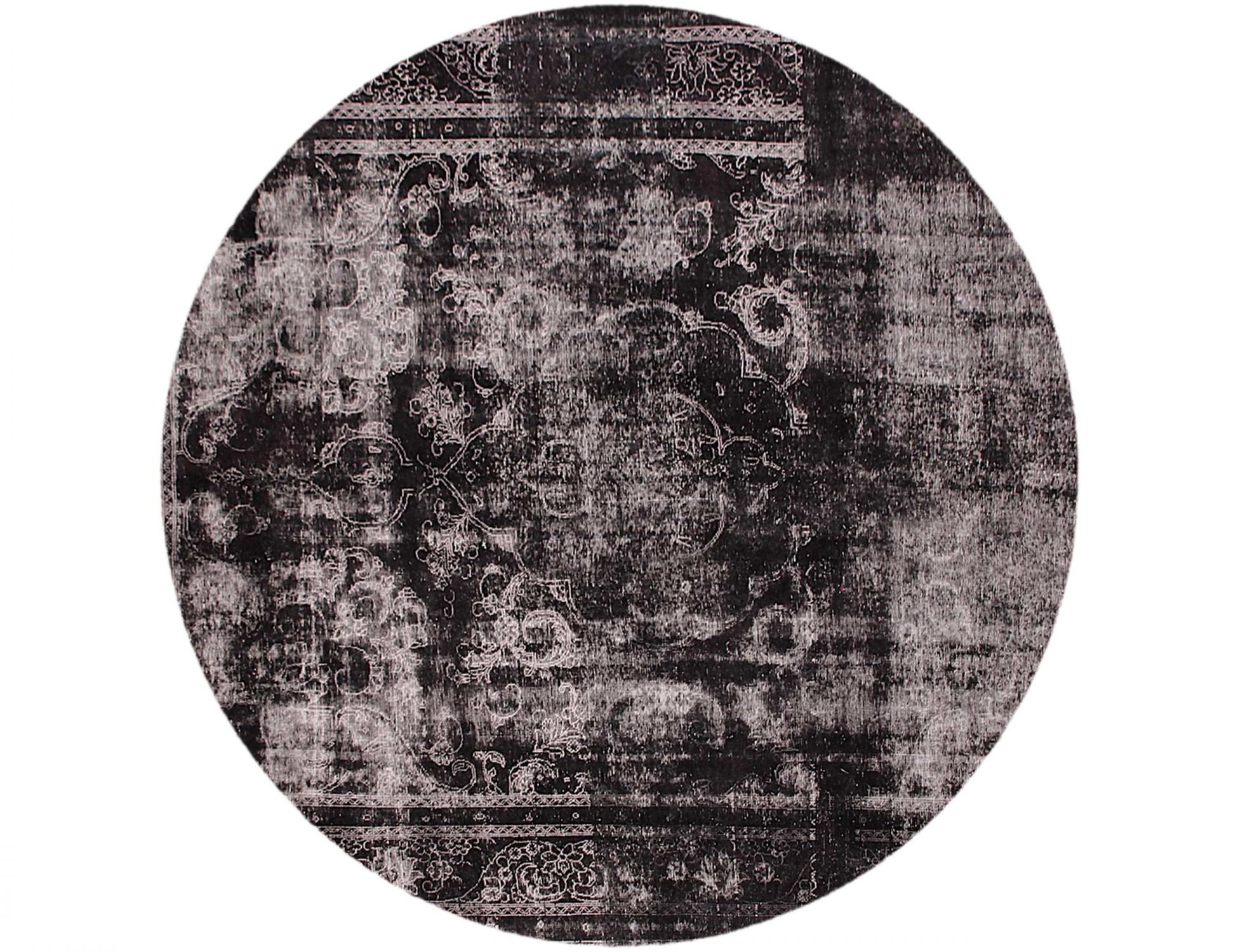 Tappeto vintage persiano  nero <br/>285 x 285 cm