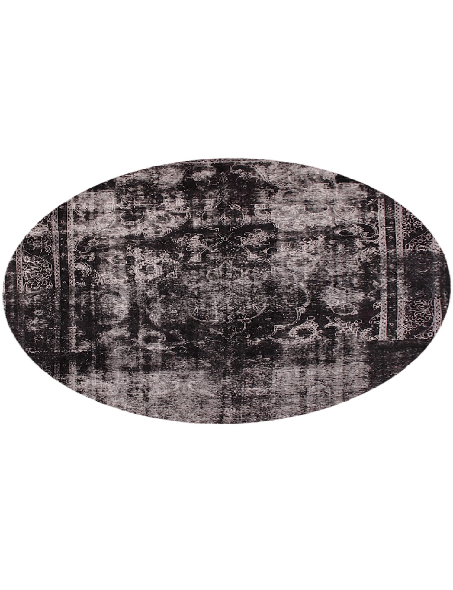 Persischer Vintage Teppich  schwarz <br/>285 x 285 cm