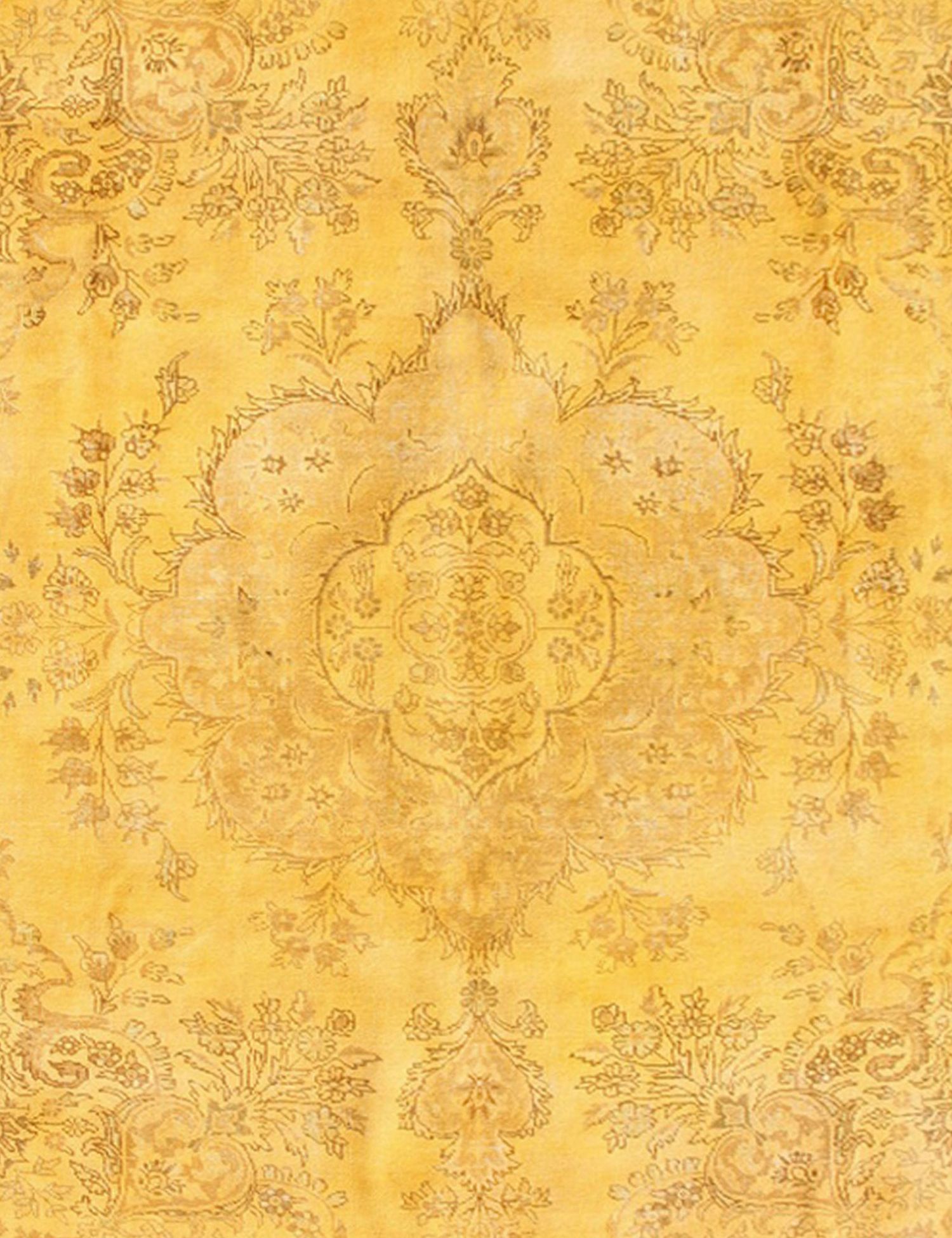 Tappeto vintage persiano  giallo <br/>395 x 290 cm