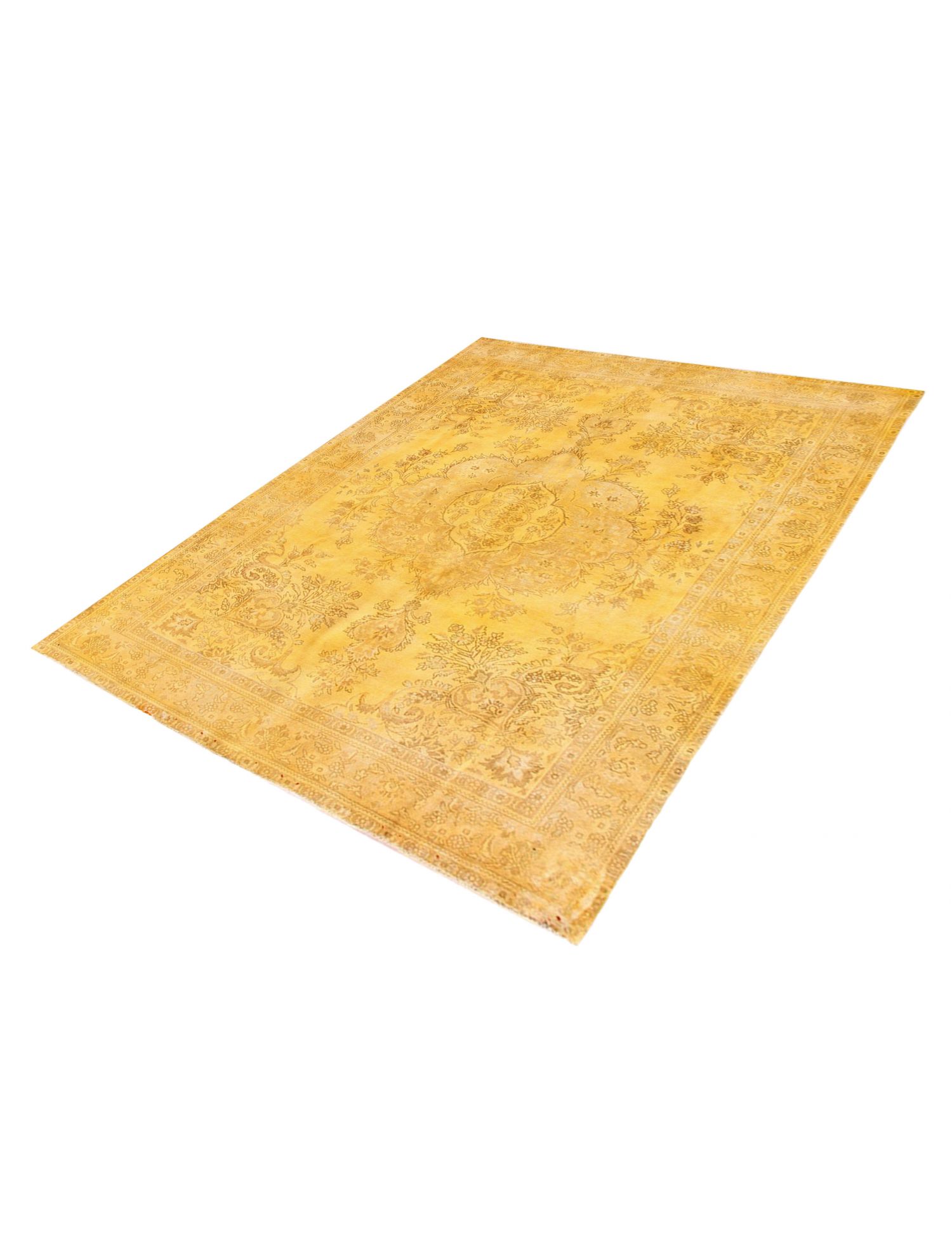 Tappeto vintage persiano  giallo <br/>395 x 290 cm