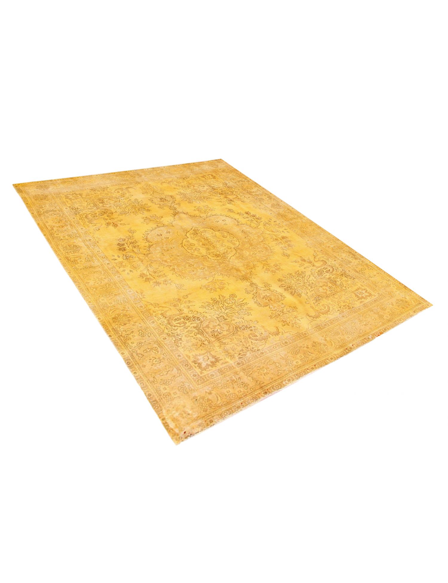 Tappeto vintage persiano  giallo <br/>395 x 290 cm