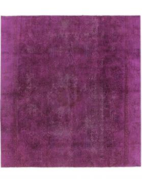 Persischer Vintage Teppich 280 x 280 lila