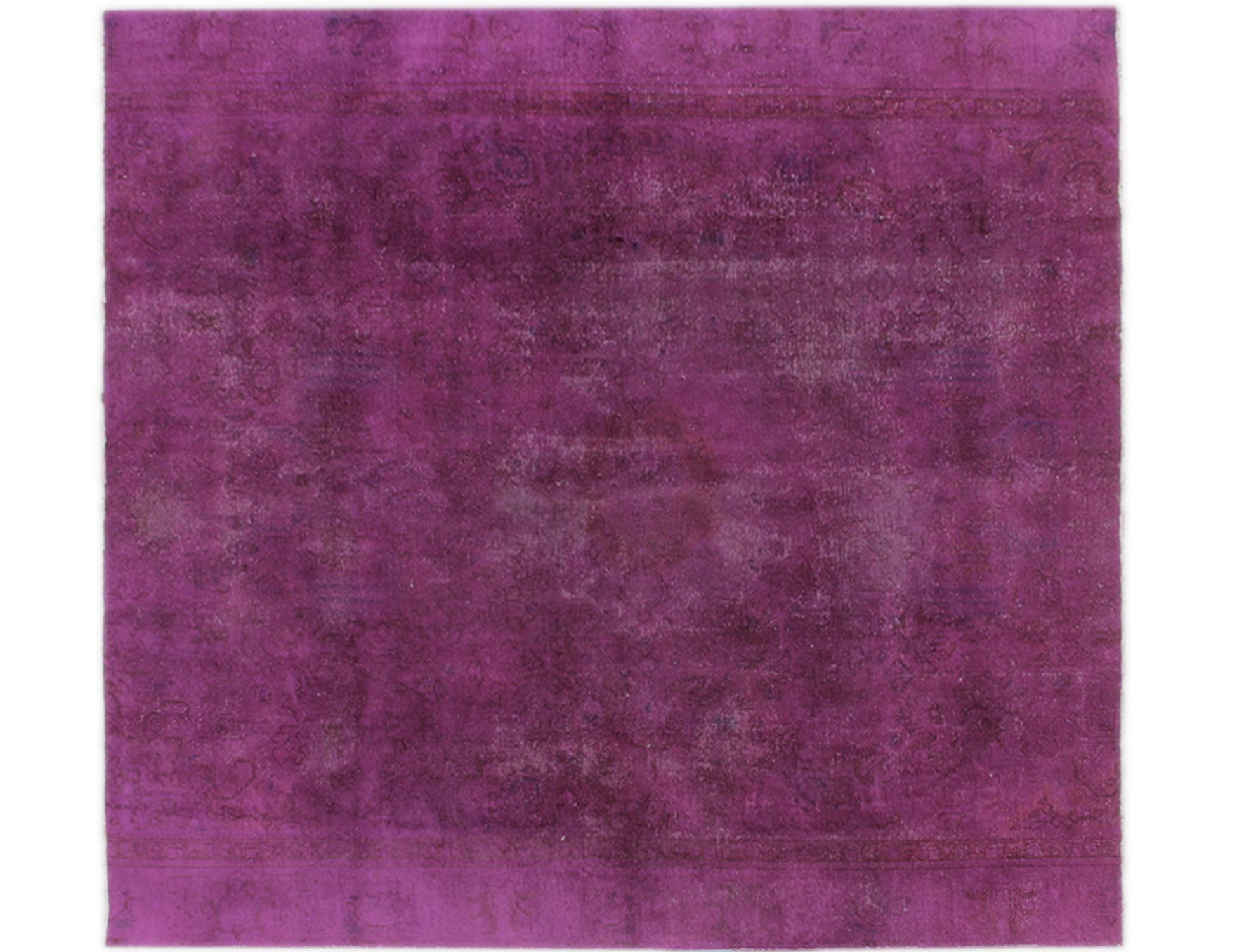 Alfombra persa vintage  púrpura <br/>280 x 280 cm