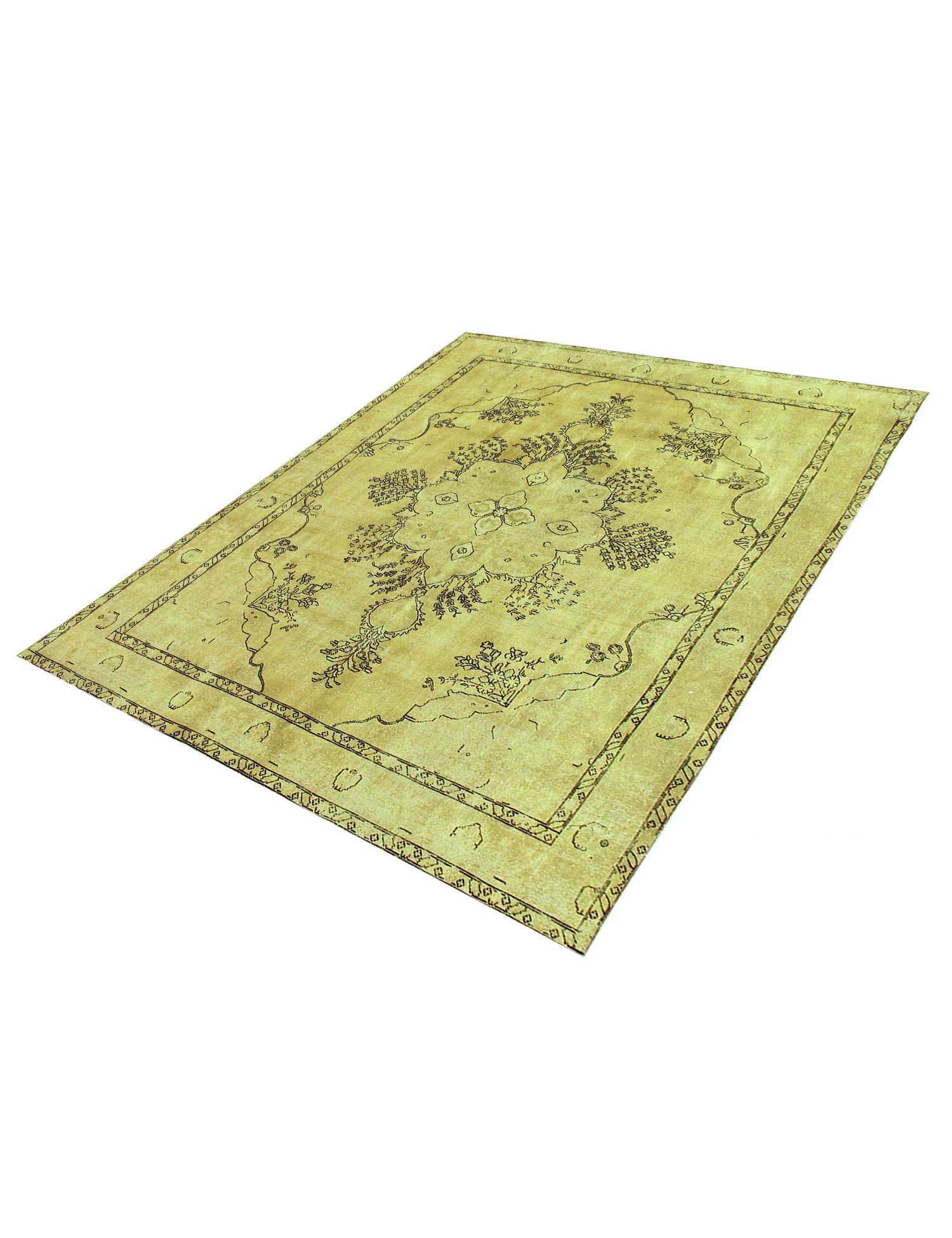 Persisk vintage matta  gul <br/>370 x 285 cm