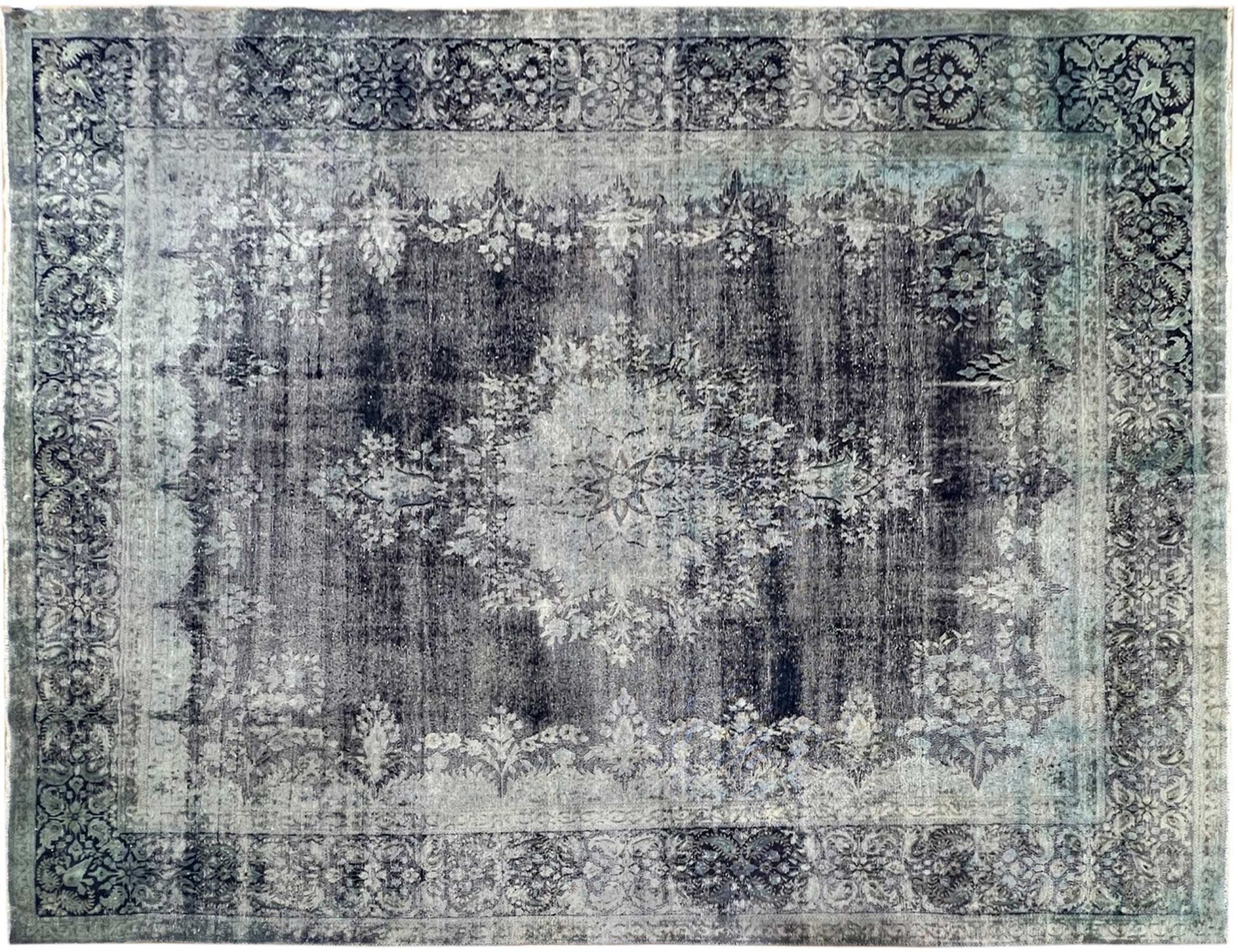 Alfombra persa vintage  azul <br/>395 x 290 cm