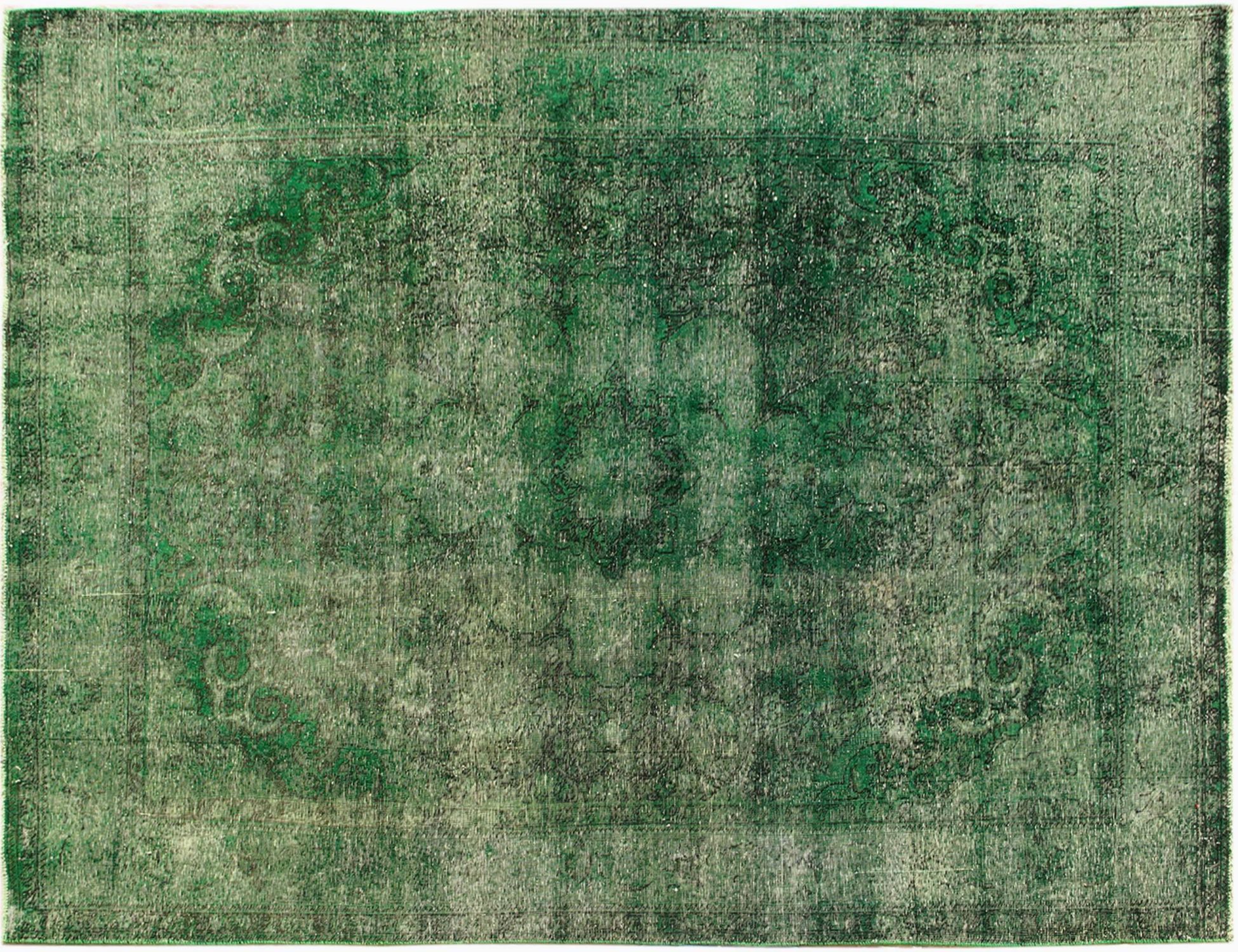 Alfombra persa vintage  verde <br/>350 x 230 cm