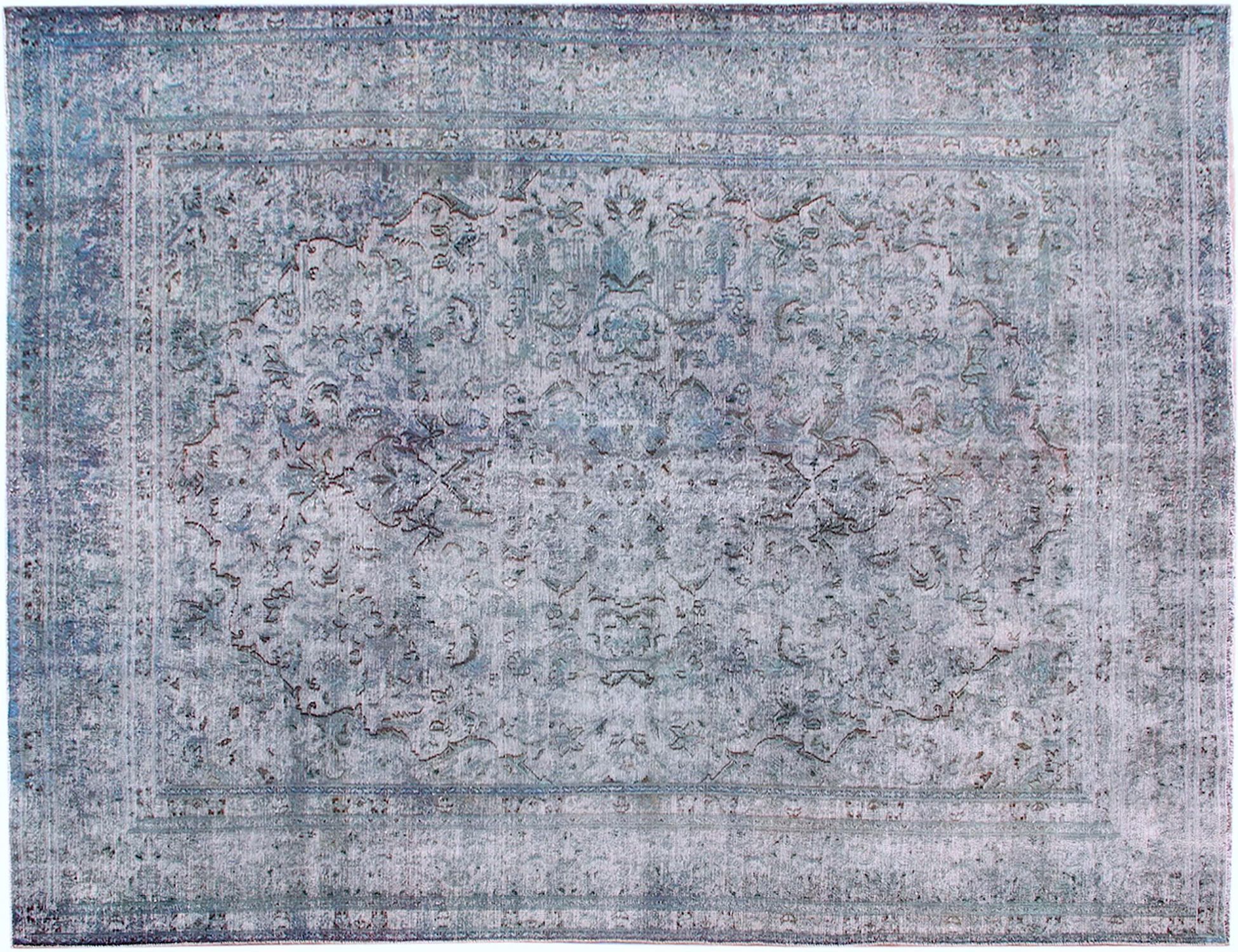 Persisk Vintagetæppe  blå <br/>390 x 290 cm
