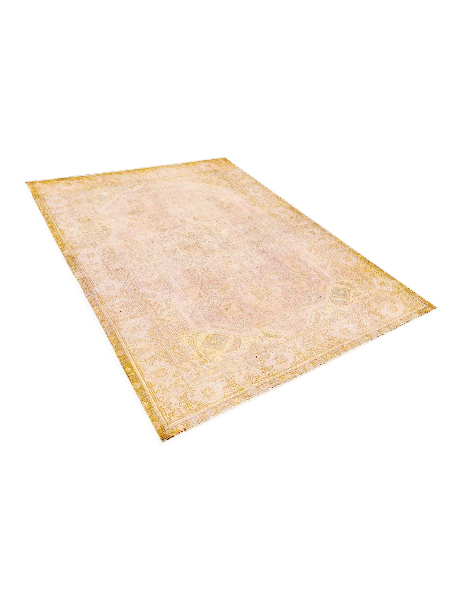 Tapis Persan vintage  jaune <br/>285 x 190 cm