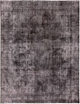 Persischer Vintage Teppich 378 x 292 schwarz