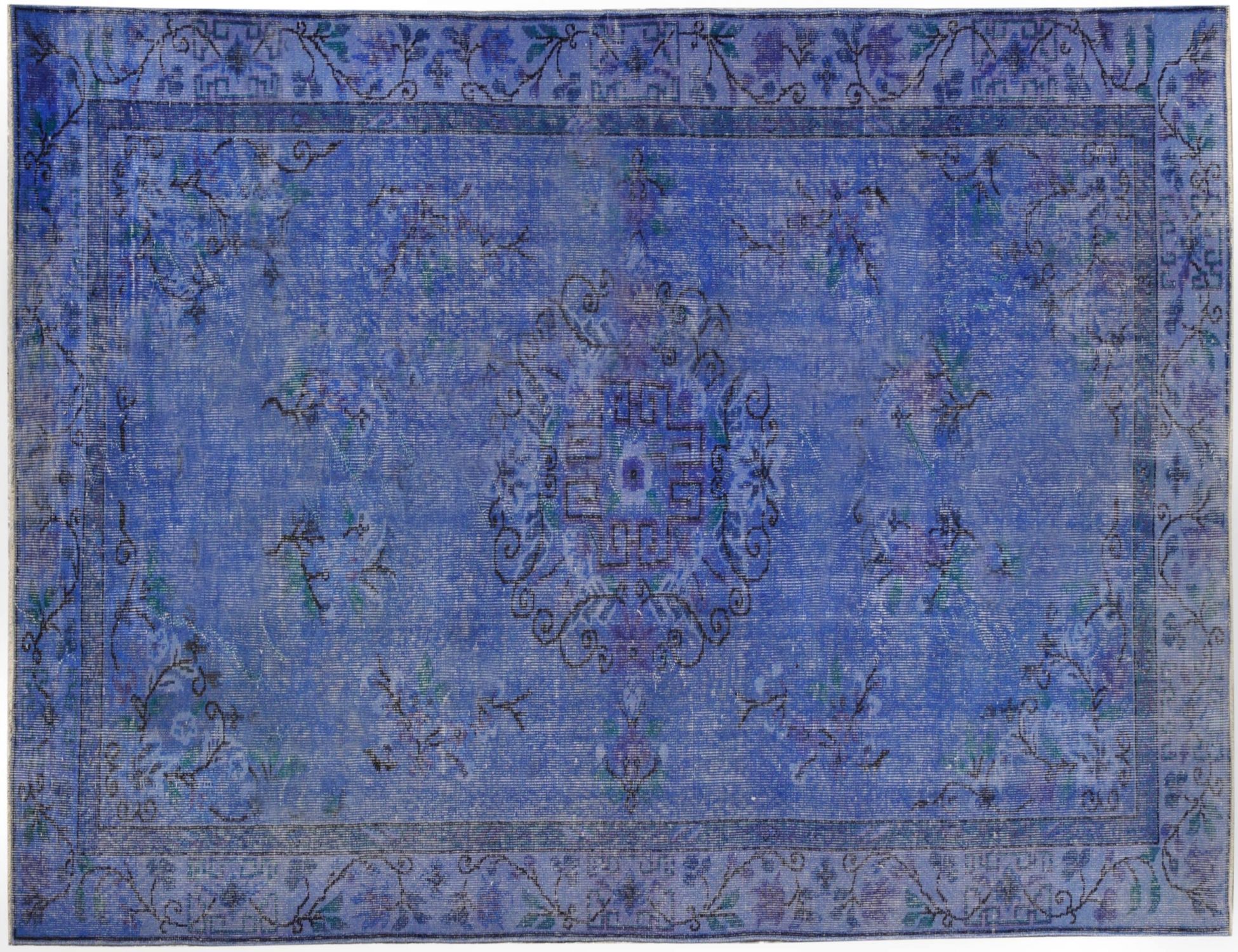 Tappeto Vintage  blu <br/>285 x 171 cm