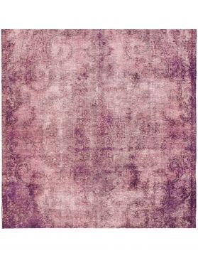 Alfombra persa vintage 220 x 220 púrpura