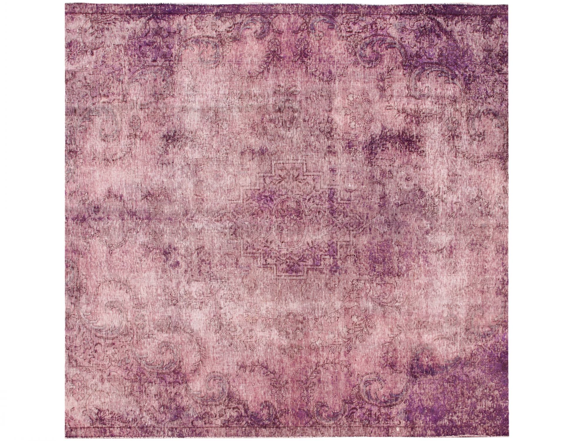 Persischer Vintage Teppich  lila <br/>220 x 220 cm