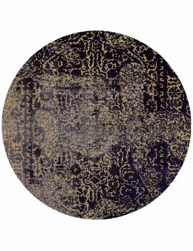 Rund  Vintage Teppich  blau <br/>184 x 184 cm