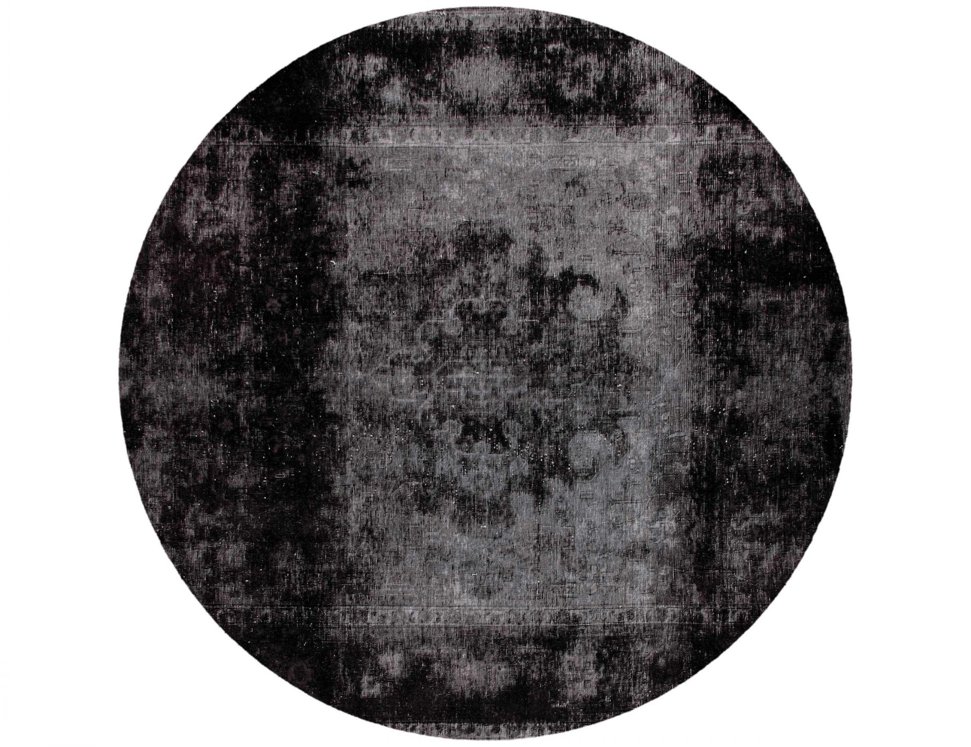 Tappeto vintage persiano  nero <br/>194 x 194 cm