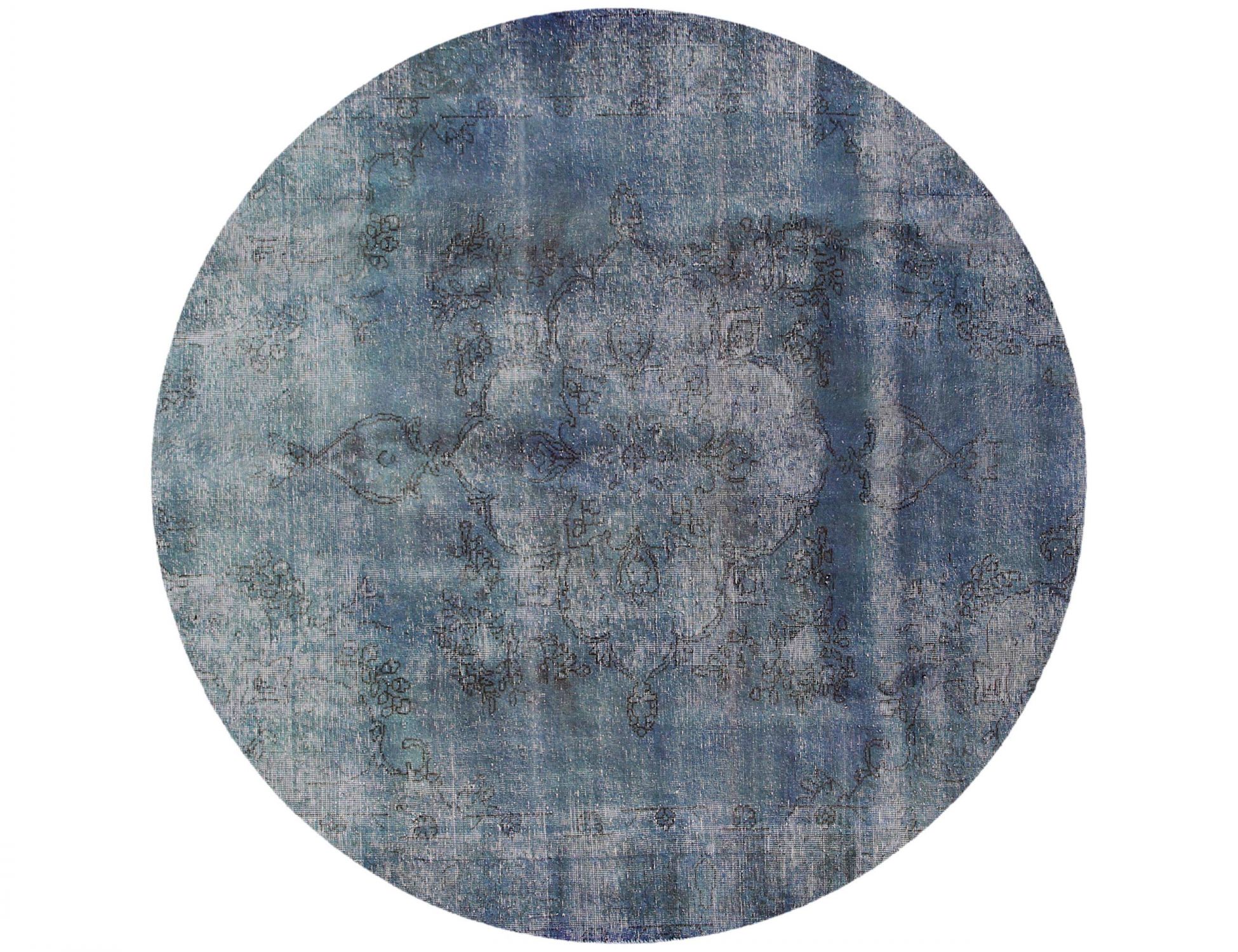 Persischer Vintage Teppich  blau <br/>200 x 200 cm