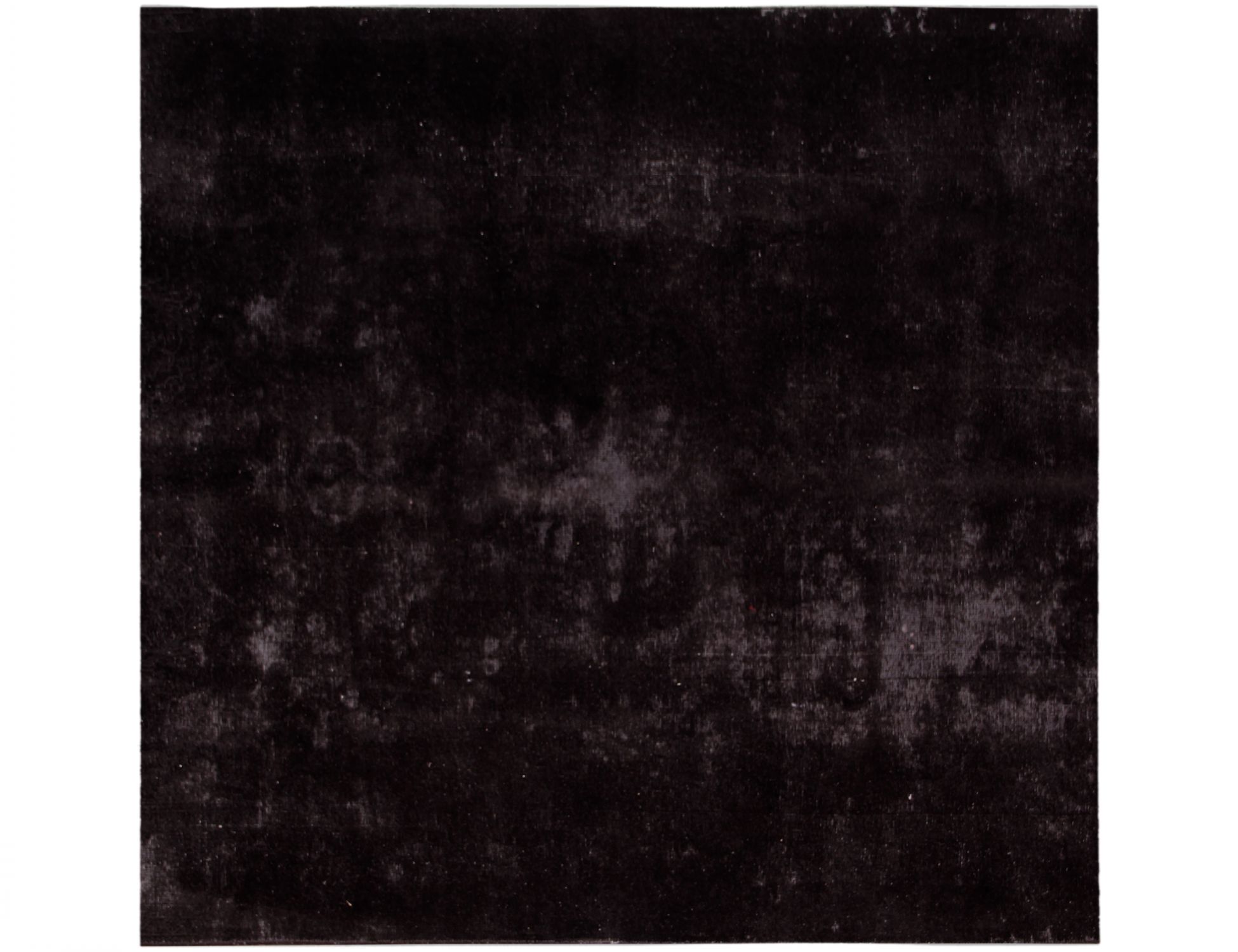 Tappeto vintage persiano  nero <br/>204 x 204 cm