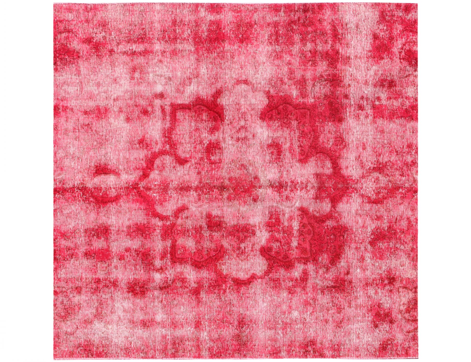 Tappeto vintage persiano  rosso <br/>203 x 203 cm